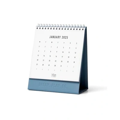 Image of Letts of London Conscious 2025 Desk Calendar ocean