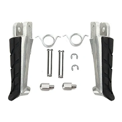 Image of Alamor Motorcycle Front Footrest Pedal Foot Pegs compatible with Hon da Cb250 Cbr600F Cb600F Nc700