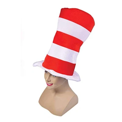 Image of Bristol Novelty BH597 Adult Striped Top Hat, Unisex, Multi Colour, One Size