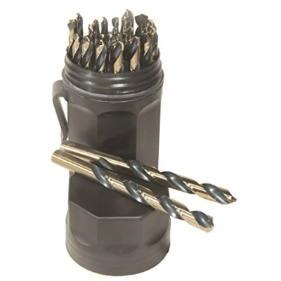 Image of Norseman by Viking Drill and Tool 66820 Ultra Dex SPM 29 Type 250 UB 135 Degree Split Point Magnum Sup Premium Mechanical Set (29 Piece),Black,Medium