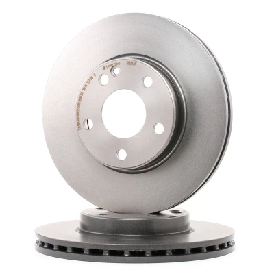 Image of 2464210012, 246421001207, 2464211112, A2464210012, A2464211112 Brake DISC BREMBO COATED LINE 09.B343.41 MERCEDES BENZ: A Class, B Class