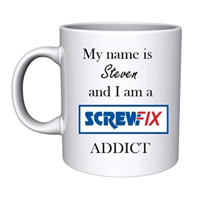 Image of SMB Novelties Personalised Screwfix Addict Mug
