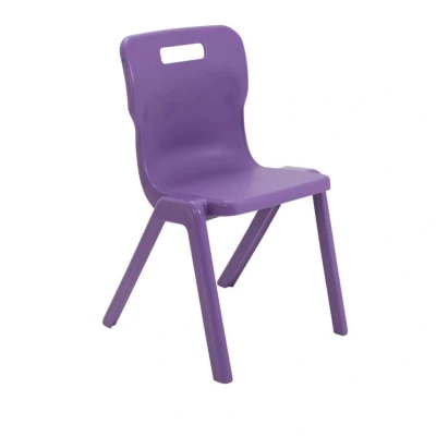 Image of Titan One Piece Chair Size 6 460mm Seat Height Purple T6 P