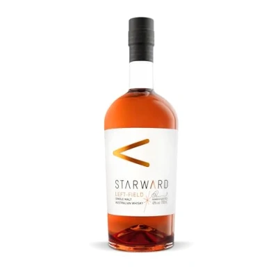 Image of Starward Left Field Single Malt Australian Whisky 700 ml 40% ABV Bright tropical fruits &amp; toasted oak Delicate and smooth finish the Most Awarded Distillery of Year 2022