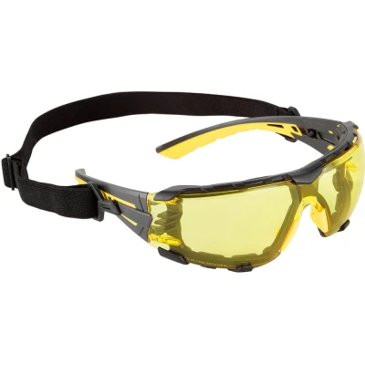 Image of Portwest Tech Look Pro KN Safety Glasses Amber