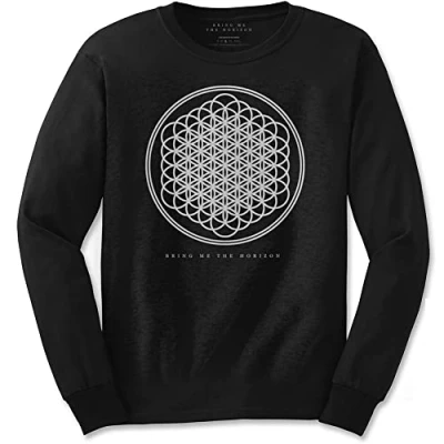 Image of Rockoff Trade Men&#039;s Bring Me the Horizon Sempiternal T Shirt, Black (Black Black), Xx Large