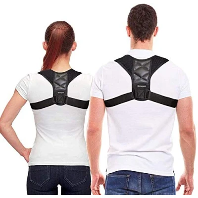 Image of Posture Corrector Straightener Upper Shoulder Back Support Brace Belts,Slouch Adjustable Pain Relief for Women &amp; Men