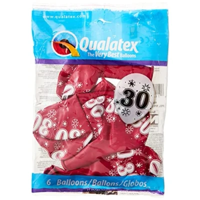 Image of Pioneer Europe 53461, Blue, 30th Sparkle Balloons Pink