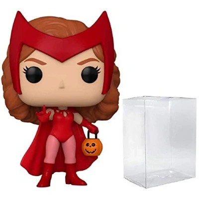 Image of Wanda Halloween Pop #715 TV: Vision Vinyl Figure (Bundled with EcoTek Protector to Protect Display Box)