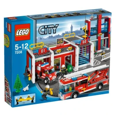 Image of LEGO City 7208: Fire Station