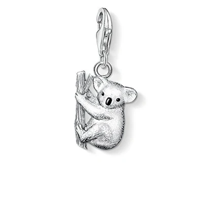 Image of Thomas Sabo Women Charm Pendant Koala Club 925 Sterling Silver 0643 007 12