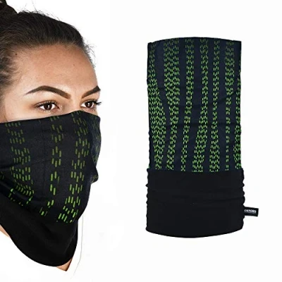 Image of Oxford Products NW420 Polar Fleece Snug Fit Face Covering, Head/Neck Loop, Green, One Size