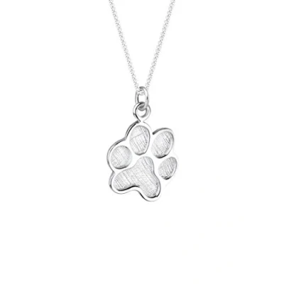 Image of Elli Necklace Women Animal Paw Pendant Playful in 925 Sterling Silver