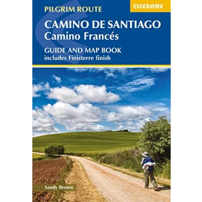Image of Camino de Santiago: Frances: Guide and map book includes Finisterre finish (Cicerone Guides)