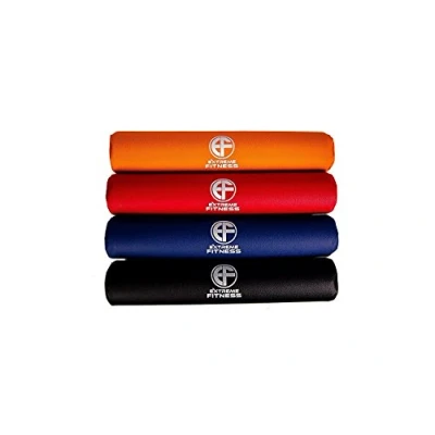 Image of EXTREME FITNESS® Advanced Barbell Squat Pad for Squats, Lunges &amp; Hip Thrusts Neck Shoulder Protective Support Fits Olympic or Standard Bars (ORANGE)