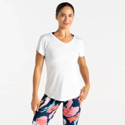 Image of Dare 2b Women&#039;s Vigilant Lightweight T Shirt Chalk Blue, Size: 18