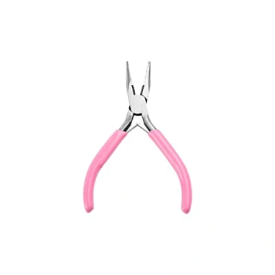 Image of 4.92 Inch Needle Nose Plier Compact Mini Precision Soft Grip Jewelry for Crafts Wire Wrapping