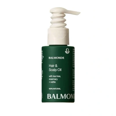 Image of Balmonds Hair, Scalp &amp; Beard Oil 50ml with Rosemary, Hemp Tea Tree Natural Conditioning Treatment for Dry, Itchy Scalps Nourishes Moisturizes