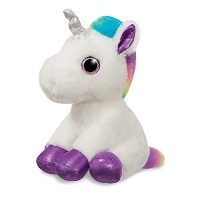 Image of Aurora, 61189, Sparkle Tales, Tutti The Unicorn, 7In, Soft Toy, White and Purple