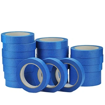 Image of Blue Painters Clean Peel Masking Tape 25mm x 50M UV Resistant Long Lasting for Indoor/Outdoor (1 Roll)