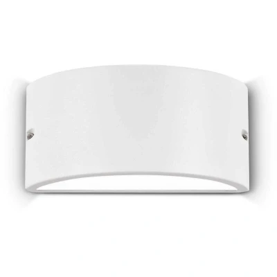 Image of Rex 1 Light Outdoor Up Down Wall White IP44, E27
