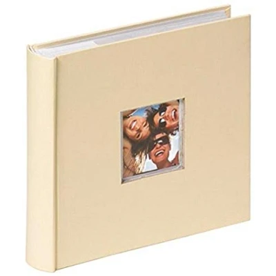 Image of walther Design Photo Album Cream 200 Photos 10 x 15 cm Memo Slip in with Punched Cover, Fun ME 110 H