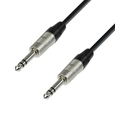 Image of Adam Hall 4 Star Series 0.9m Rean 6.3mm Jack Stereo to Microphone Cable