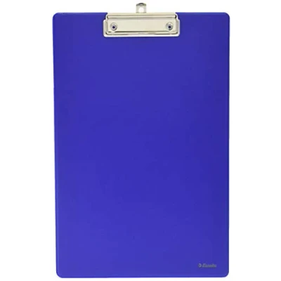 Image of Esselte A4 Clipboard, Rigid Plastic, Blue
