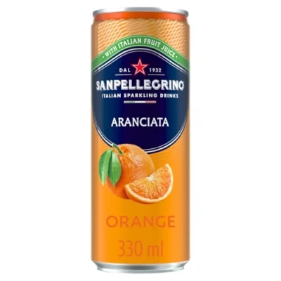 Image of San Pellegrino Italian Sparkling Drinks Tastefully Light Grapefruit Canned Soft Drink 24 x 330ml 70 kCals per Can