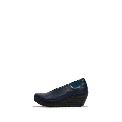 Image of YOZA438FLY Leather Women&#039;s Wedge Shoes