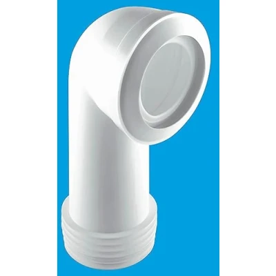 Image of MACFIT MAC 8L 90 WC Long Pan Connector White 112mm, Material: EVA, Pack of 1