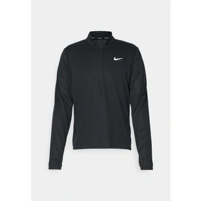 Image of Nike Performance Pacer Long sleeved top, Men&#039;s, Size: 14.5 17, Black/silver