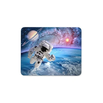 Image of Destination Vinyl Ltd NASA Galaxy Astronaut Mouse Mat Pad Science Outer Space Kids Computer Gift #8219