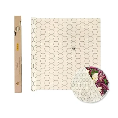 Image of SUPERBEE Beeswax Wrap Roll, for Food, Reusable Bees Paper Wrapping Vegetables, Cheese Paper, Bowl Covers and Sandwich Roll Extra Large XL, Cling Film