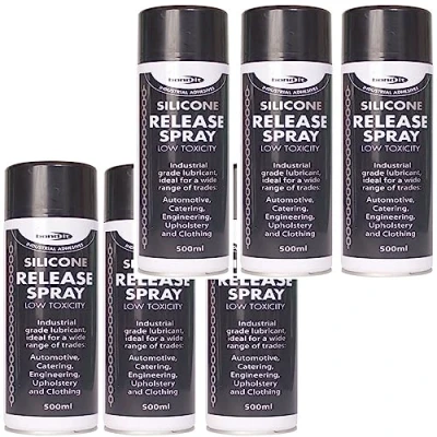 Image of 500ml Bond It Clear Silicone Release Spray Mould Releasing Multi Purpose Lubricant Motor Friction Oils Tin Extremely Flammable Aerosol 0.5 Litres Can (6)