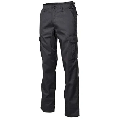 Image of MFH Men&#039;s US BDU Combat Trousers Black Size 4XL