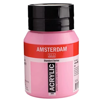 Image of Amsterdam Standard Series Acrylic Jar 500 ml Quinacridone Rose Light 385 (17723852)