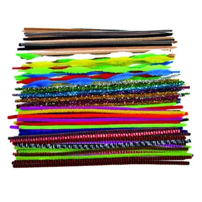 Image of Creation Station CT4071 pipe cleaners 300 x 6 mm New Jumbo, Assorted Styles and Colours, Pack of 250