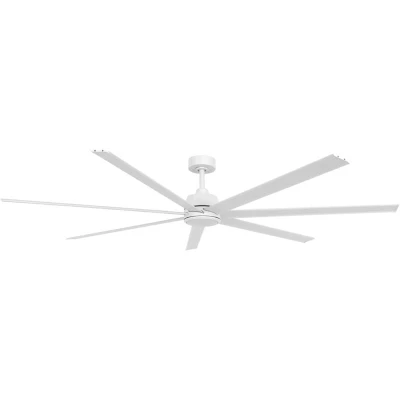 Image of Beacon Lighting ceiling fan with light Atlanta white DC quiet