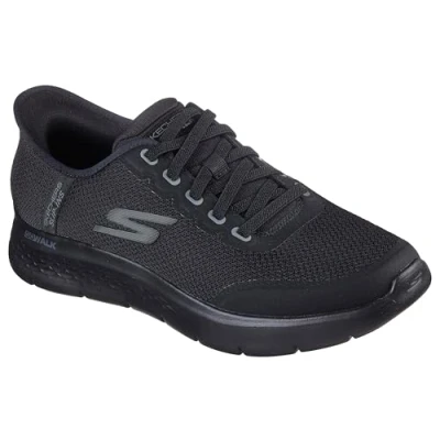 Image of Skechers Men&#039;s Go Walk Flex Sneaker, Black, 11 UK