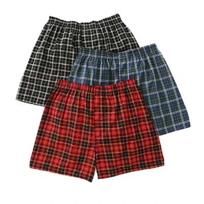 Image of Fruit of the Loom 590 3 Pack Medium Men&#039;s Woven Boxers