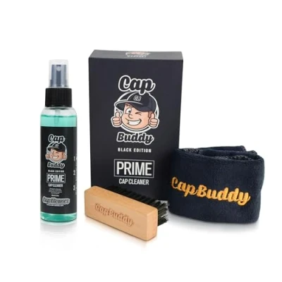 Image of Cap Buddy Baseball Cleaner Gift Set Looks Nice on Your Hat Rack for Men Black Women Kids Snapback Trucker to preclean Hats in Washing cage Machine &amp; Dishwasher