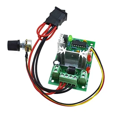 Image of DC Motor Speed Controller 6 30V 80W 6A Control High Torque 6V 12V 24V PWM Variable Regulator with Reversible Switch Potentiometer