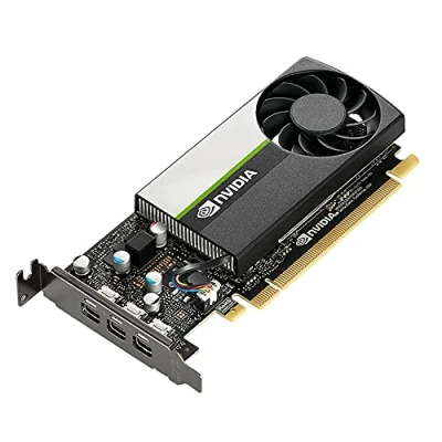 Image of PNY NVIDIA T400 Professional Graphic Card 2GB GDDR6 PCI Express 3.0 x16, Single Slot, 3x Mini DisplayPort, 8K Support, Ultra quiet active fan