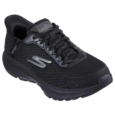 Image of Skechers GO RUN Consistent Trainers, Women&#039;s, Size: 4.5, Black Textile