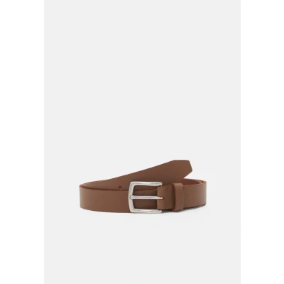 Image of ONLY &amp; SONS Men&#039;s ONSBOON Slim Leather Belt NOOS, Cognac, 95