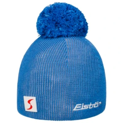 Image of Eisbär Pompon Skipool Beanie Hat ski Pompom (One Size Blue)