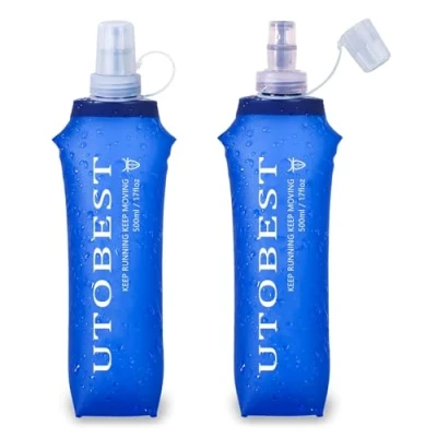 Image of UTOBEST Soft Flask Collapsible Water Bottles, 500ML