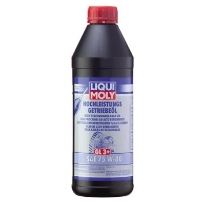 Image of LIQUI MOLY High Performance Gear oil (GL3+) SAE 75W 80 1 L Hydraulic SKU: 4427