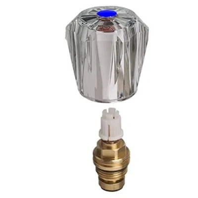 Image of CORNAT TEC302401 Top Part Fitting acry.elec.Blue, Blue, 1/2 Zoll Aussengewinde